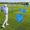 Складное ведро для игры в чиппинг в гольф на открытом воздухе Ведро для хранения игры в гольф Портативный органайзер Спортивный инвентарь с мячом Для газона Парка Пляжа
