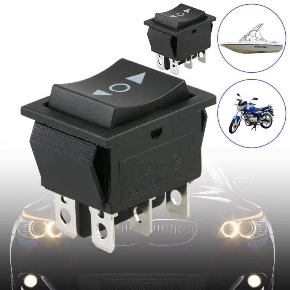10pcs 6 Pin Terminals Double Reset Switch KCD4 Push Button Switch Electrical Products