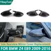 1 Pair High Quality E89 Car Wing Side Rearview Mirror Cover Cap Shell Replacement For BMW E89 Z4 2009-2015 M Style Horn