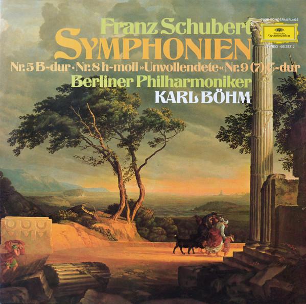 LP Record FRANZ SCHUBERT • KARL BÖHM, BERLINE - Symphonies No.5 B- Major ? No.8 B-  663872 Deutsche Grammo 1978 Germany Classical Used
