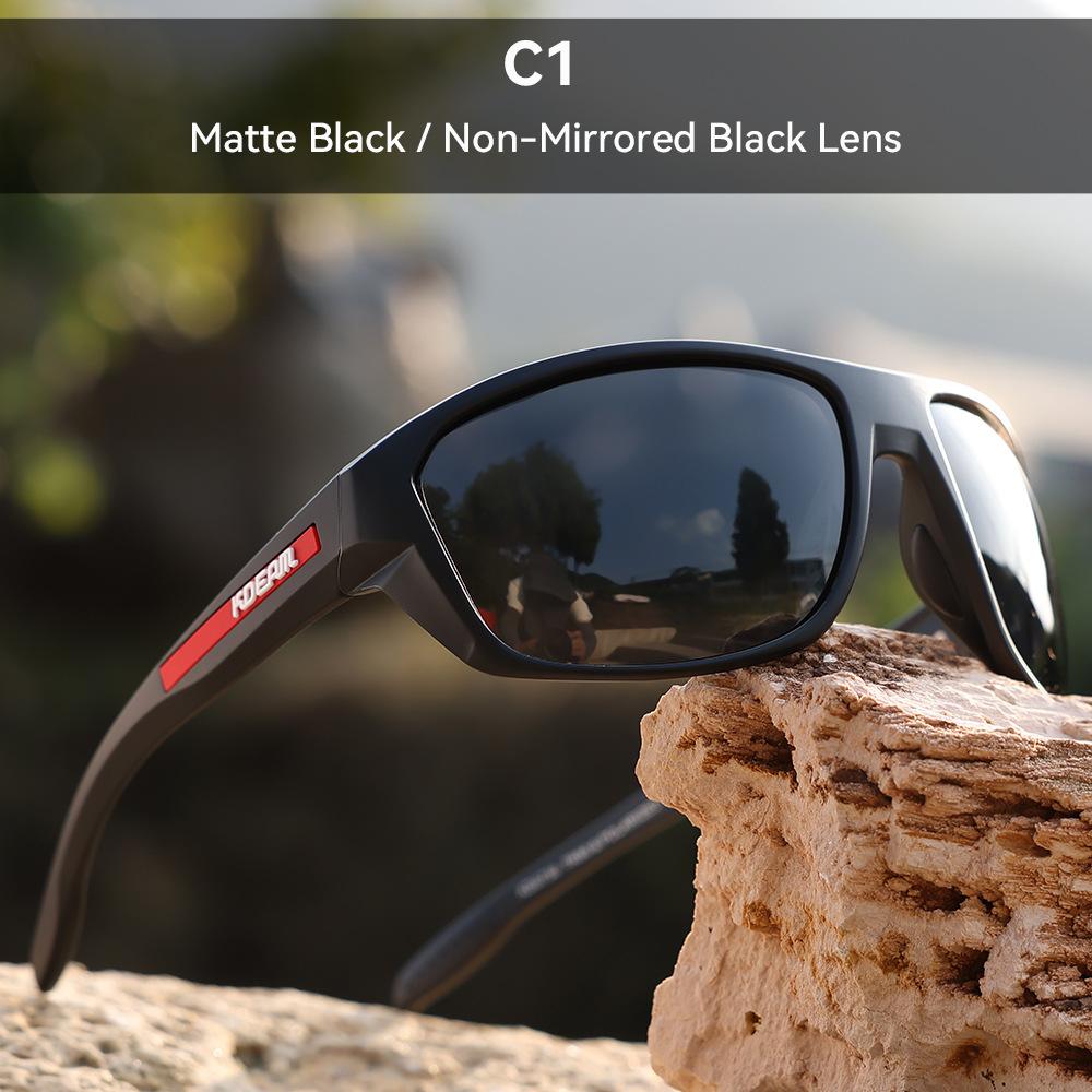 KDEAM 2026 New TR90 Sporty Sunglasses UV400 Unisex Fashion Cycling Driving Glasses Lightweight Frame Outdoor Running Eyewear