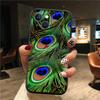 IK53 Peacock feather Shell Phone Case for Samsung Galaxy Note 10 20 S23 S24 S25 Ultra FE Plus Edge Lite A02S A35 A07 A17