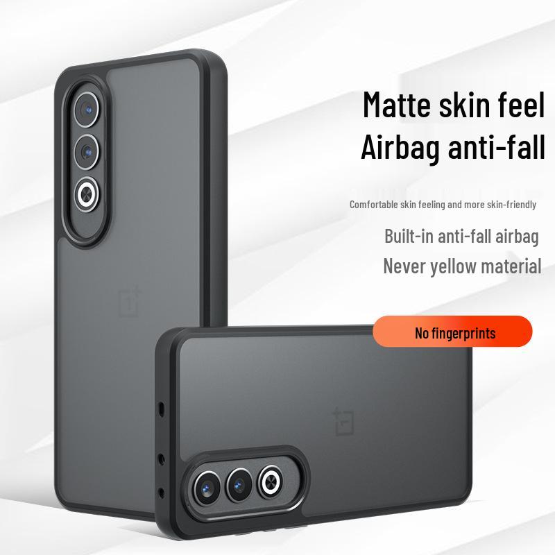Матовый чехол OnePlus Nord5 с ощущением кожи, с подушкой безопасности, заглушкой от пыли и защитой от падения для OnePlus 13T.