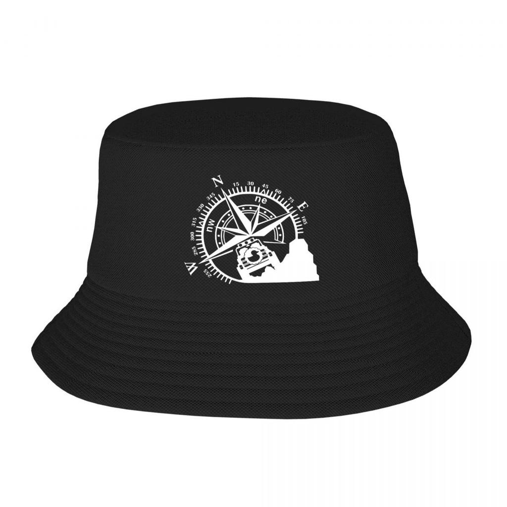 Custom Adventure Off Road Mountain Compass Beach Bucket Hat Men Women Unisex Summer Fishermans Hat