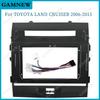 10,1-дюймовая панель-фасция для автомагнитолы для TOYOTA LAND CRUISER 2006-2015, рамка для стереосистемы
