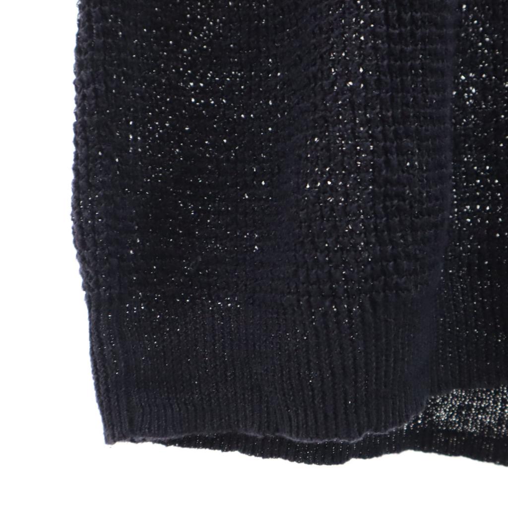 A day in the life UNITED ARROWS linen Short sleeve summer knit L Navy Men's Used