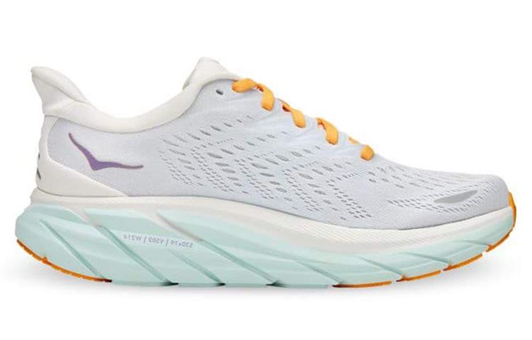 HOKA One One Clifton 8 Blanc De Blanc Фиолетовый Морская Пена Женские 1119394-BDBW