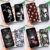 Gothic Fashion Skull Case For OPPO A74 A93 A83 A91 A53S A9 A5 A31 A53 2020 A15 A16 A1K A52 A72 A94 A54 Cover