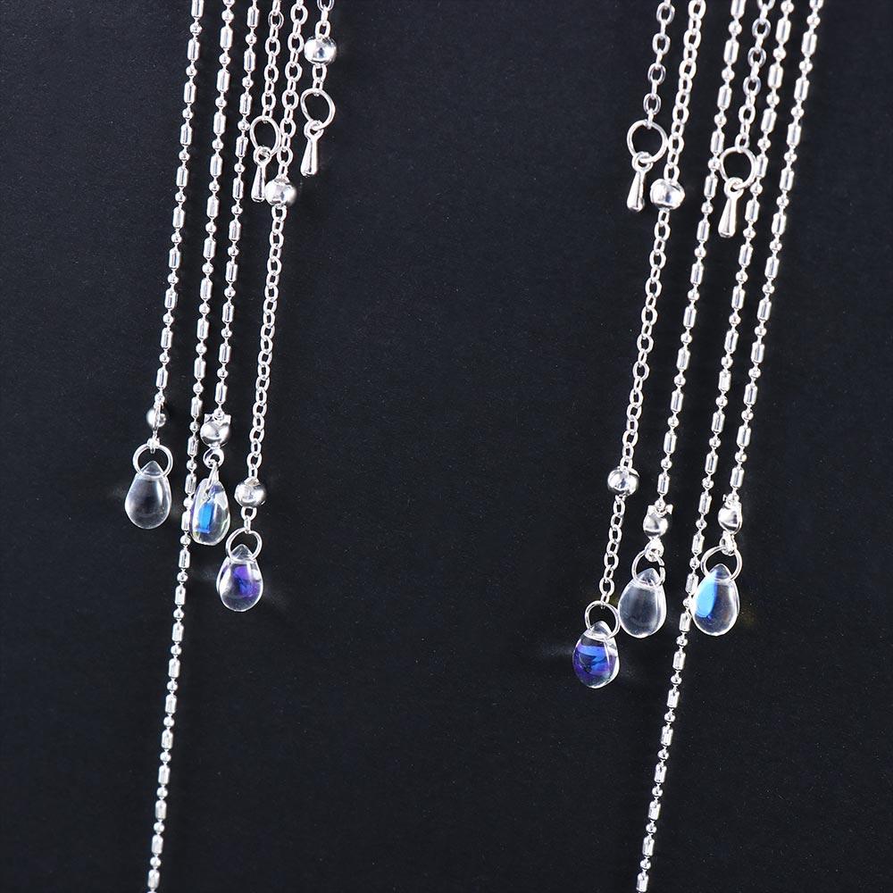 Chinese Style Women Retro Bridal Hollow Bead Hair Clips Rhinestones Crystal Barrette Tassel Hairpin