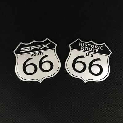 Памятная металлическая алюминиевая табличка с логотипом Cadillac SRX Route 66