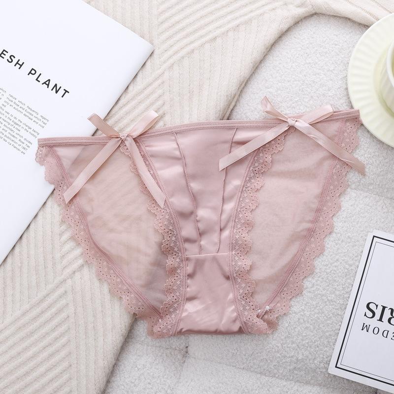 Женские трусики-брифы Sweet Lace Pure Desire Mesh Bow
