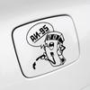 Die-Cut Vinyl Decal Funny Fuel Tank Car Sticker Car Sticker Waterproof Auto Decors