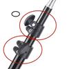 1pcs Lamp bracket mold clamp telescopic rods fixed buckles 28mm 30mm pipe clamp fastener metal aluminum tube clamps