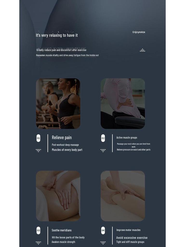 Women's Multifunctional Silicone Massage Gun for Muscle Relaxation