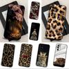 Роскошный чехол с принтом леопарда для Samsung Galaxy A73,31,32,72,41,J7,8,9,53,52,71,22,Note, Мягкий черный силиконовый чехол