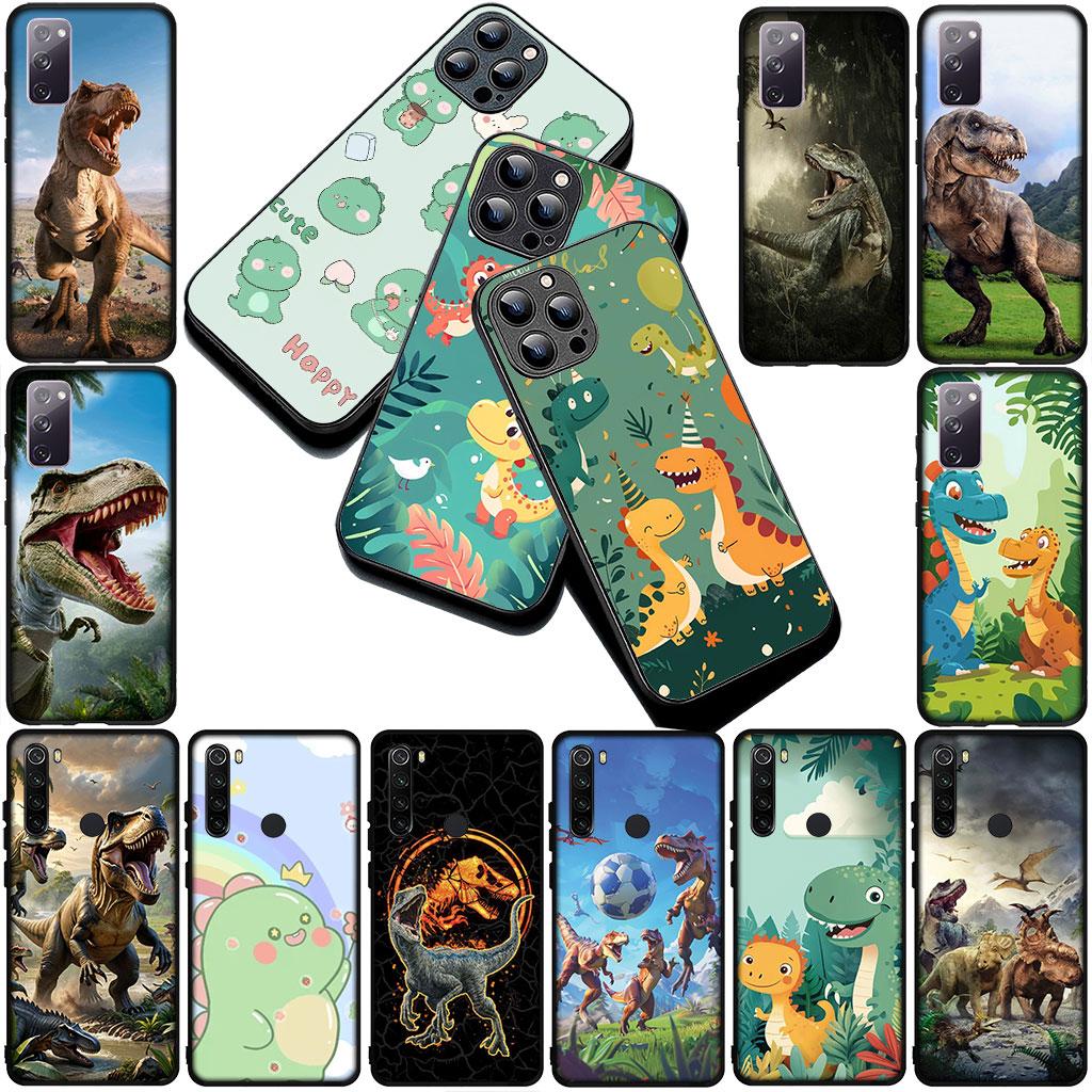 Чехол для телефона для Samsung Galaxy S10 S8 S9 Plus A33 A34 A31 70 A71 A72 Note 20 9 8 S10E Корпус Мягкий чехол Обои Динозавр Аниме