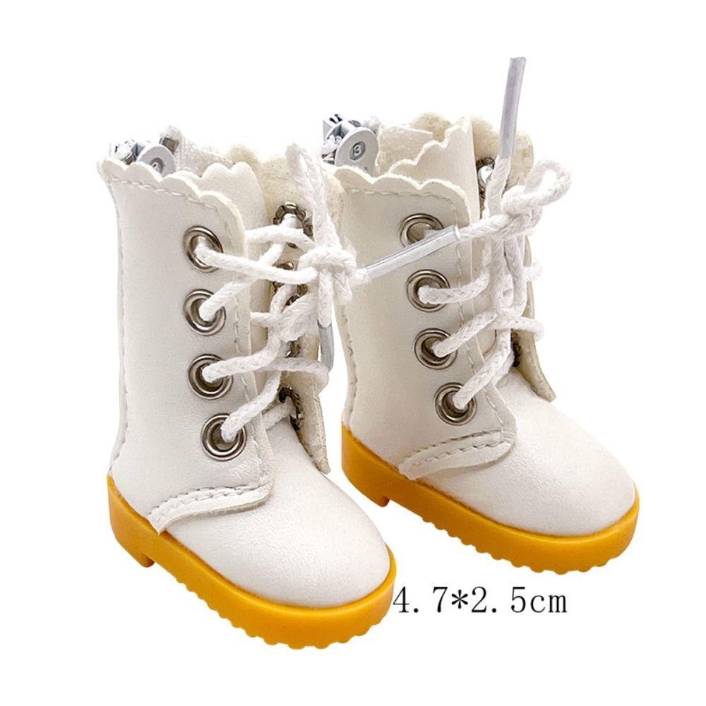 Mini 30cm Doll Leather Shoes Chain Boots 1/6 Bjd Doll Shoes Bjd Doll Chain Shoes  Children Toys