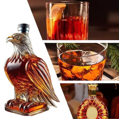 Новый стакан для виски Eagle, декантер, мужская забавная бутылка для виски, украшение для домашнего бара, подарок, набор декантеров для виски