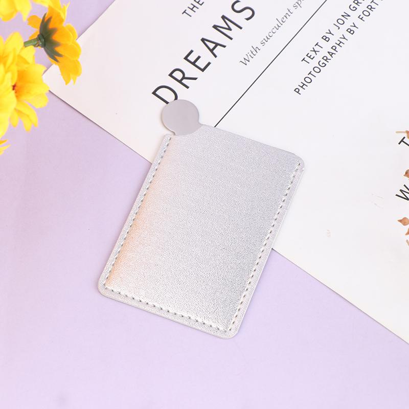Portable Mini Stainless Steel Unbreakable Makeup Pocket Mirror Cosmetic Mirror