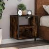 VidaXL Wall-mounted Bedside Table Smoked Oak 40x31x39.5 Cm, Cabinet, Side Table, Bed Cabinet, Bedside Cabinet, Table 848748