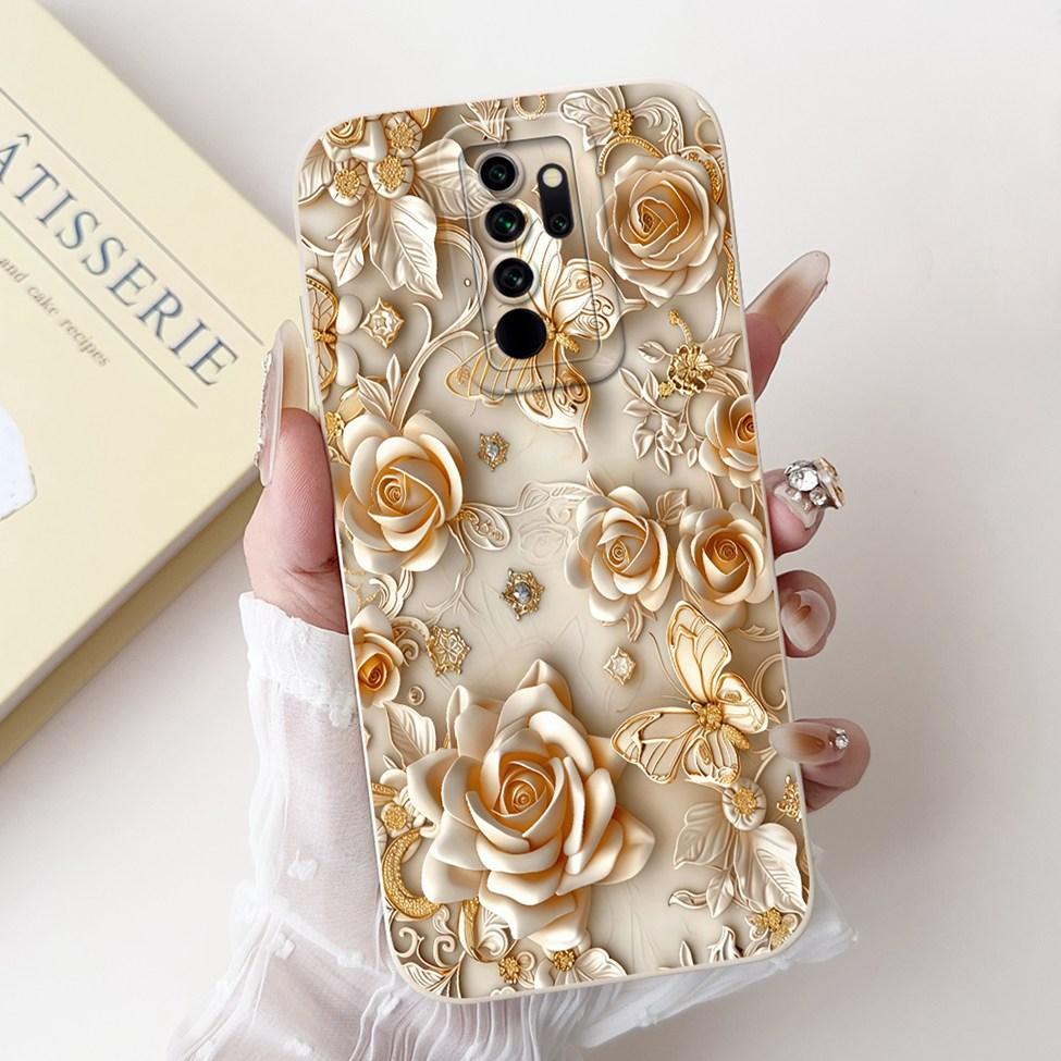 For Redmi Note 8 Pro Case Cover Silicone Cute Cat Fashion Butterfly Flowers Love Funny Painted Casing 2015105 M1906G7I M1906G7G