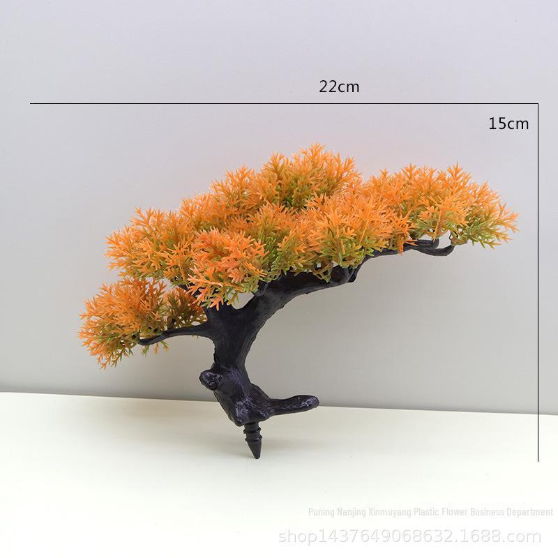 Искусственная сосна туя с горшком - декор гостиной и украшение для ландшафтного дизайна альпинария