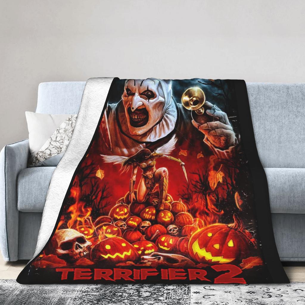 Ужасы Террифаер Одеяло Качество Мягкое Теплое Плед Зима Ребенок Диван Кресло Диван Кровать Новинка Покрывало