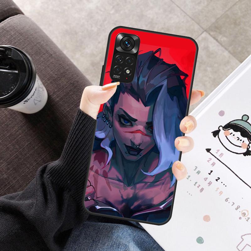 Мультяшный чехол Valorant для Xiaomi Redmi Note 11 10 9 8 12 Pro 10S 11S 12S Чехол для Redmi 9 10 10A 9C 10C 12C
