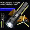 Multi-function Flashlight Zoom 5 Modes Adjustable Ultra Bright USB Rechargeable Portable Outdoor