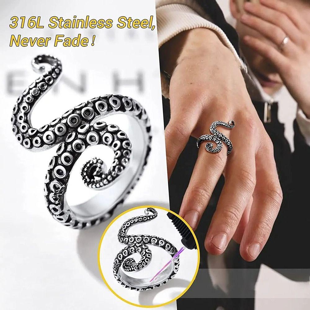 Octopus Opening Thimble Ring Finger Wear Knitting Tools Fashion Ring Sewing Accessories