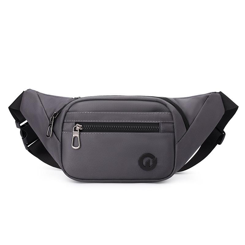 Water-repellent Men's Waist Bag Outdoor Sports Shoulder Crossbody Bag Chest Bag