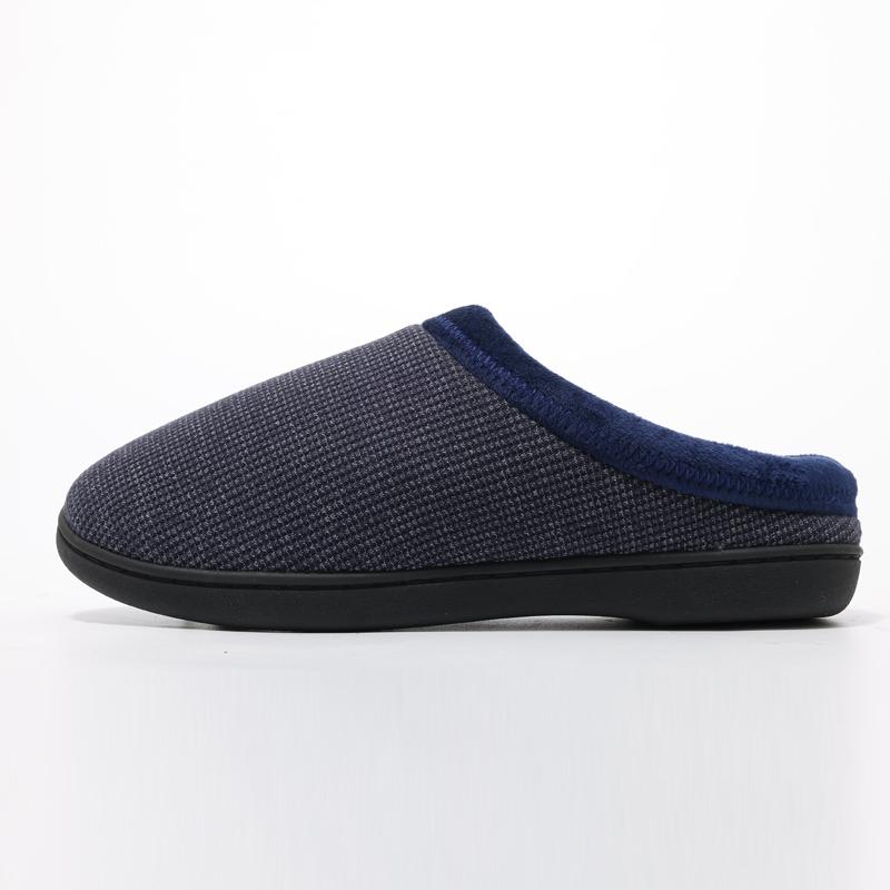 Goosecret Хлопковые тапочки для мужчин Мягкая подошва Удобные С эффектом памяти Нескользящие Тапочки Для дома с плюшевой подкладкой Машинная стирка