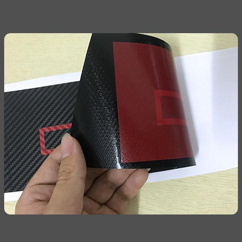 For Geely Coolray 2020 2021 Specialized High-position Brake Light Stickers Car Logo Carbon Fiber Texture Automobiles
