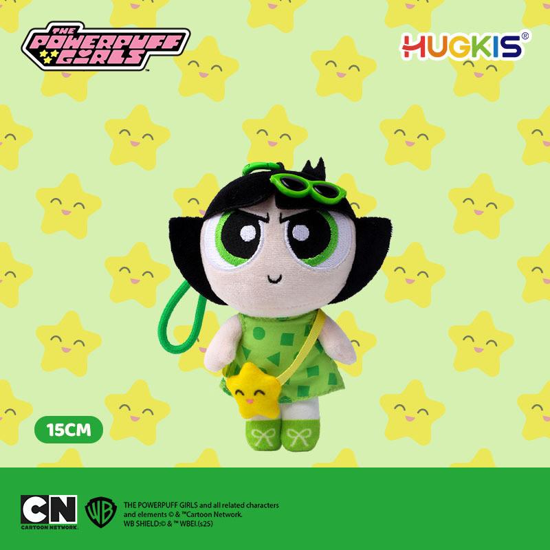 The Powerpuff Girls Blossom Bubbles Buttercup Outing Themed Plush Doll Pendant For Kids And Collectors