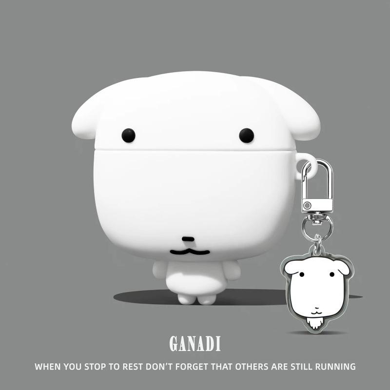 Japanese little white dog airpodspro1st generation bluetooth headset cover is suitable for Apple 1/1st generation cartoon silicone protective case