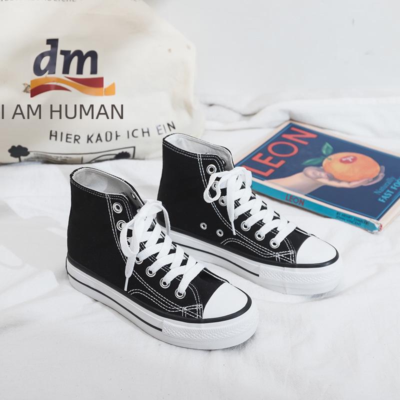 Весенние женские туфли Fubu 2024 из парусины на высокой платформе в стиле Гонконга 1970-х годов, тренд, визуально увеличивающий рост.