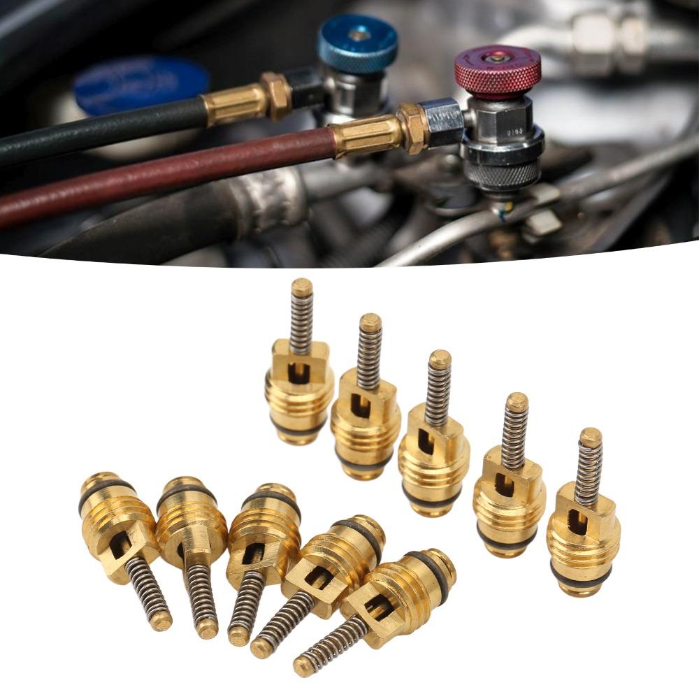 20PCS Multi Sizes Car Air Conditioning Valve Core A/C Schrader Valve Core Auto Shop