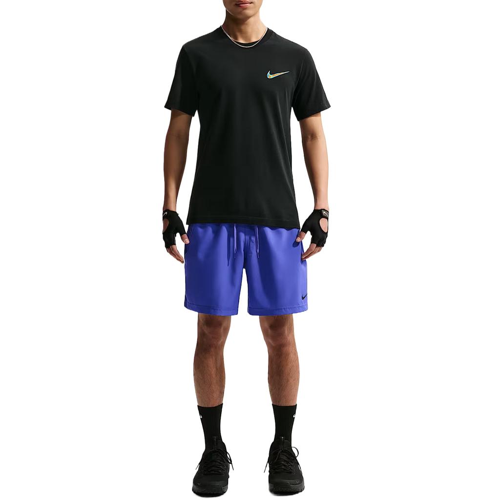 Nike Мужские шорты для бега Персидский фиолетовый/Черный Умеренные IF2785-510