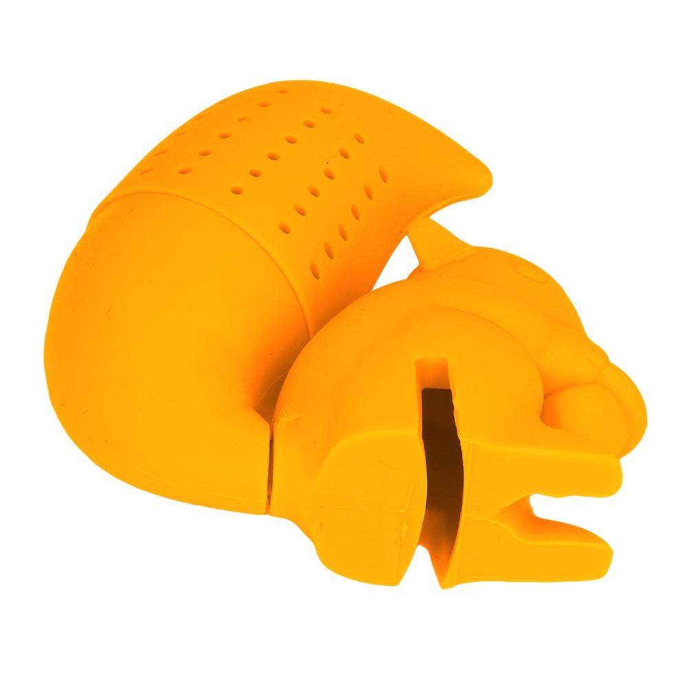 Silicone Squirrel Tea Strainer Food Grade Silicone Tea Strainer Squirrel Tea Filter Tea Brewing