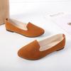Women Flats  Colourful Suede Women Loafers Ballet Pointed Toe Flats Ladies Shoes Loafers