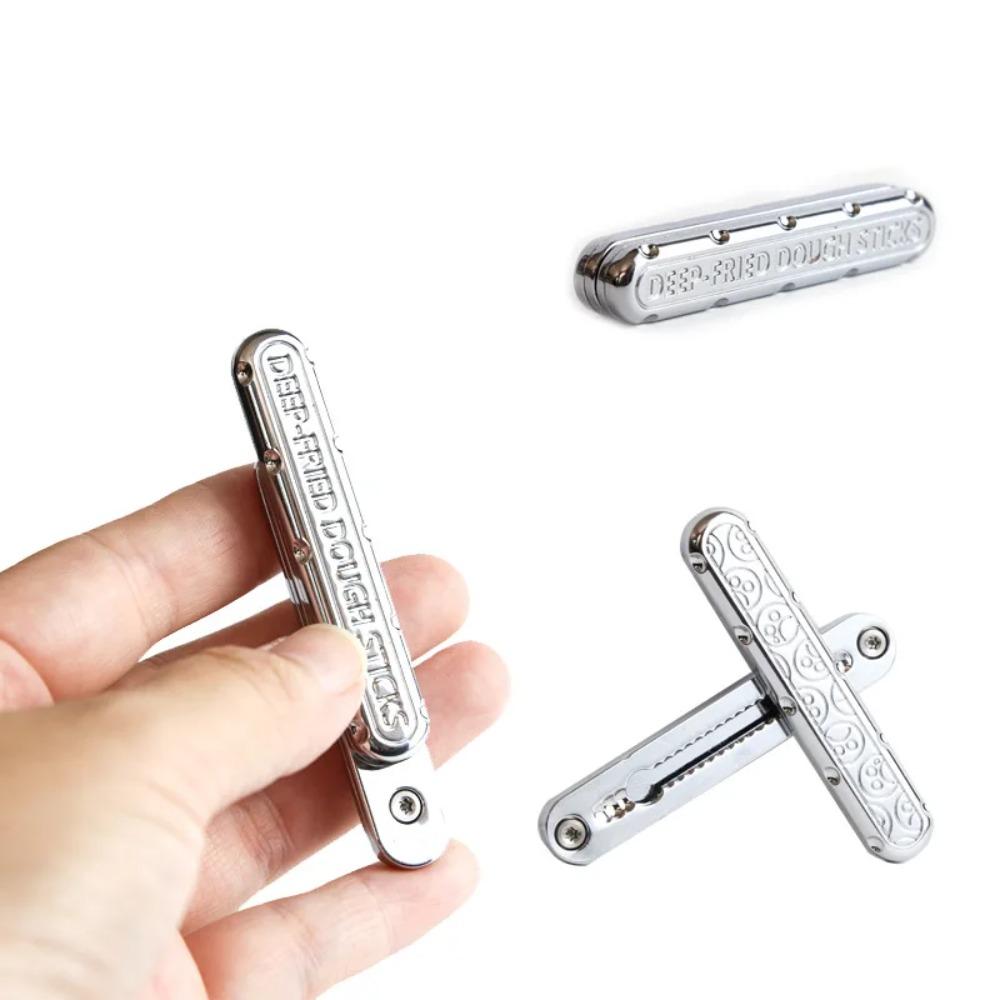 Alloy Magnetic Push Card Rotating Mechanical Slider Fidget Pushing Plate Edc Stress Reducing Sensory Toy Adults Anti Anxiety