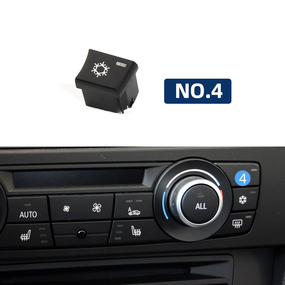 Air Conditioning Button Air Circulation Button Heater Climate Control Fan Volume For BMW 1 3 Series X1 X3 E90 E91 E92 E93 E87