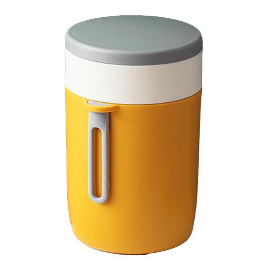 Breakfast Cup with Lid Leak-proof Stainless Steel Liner Food Grade Lunch Box Thermal Portable Microwavable