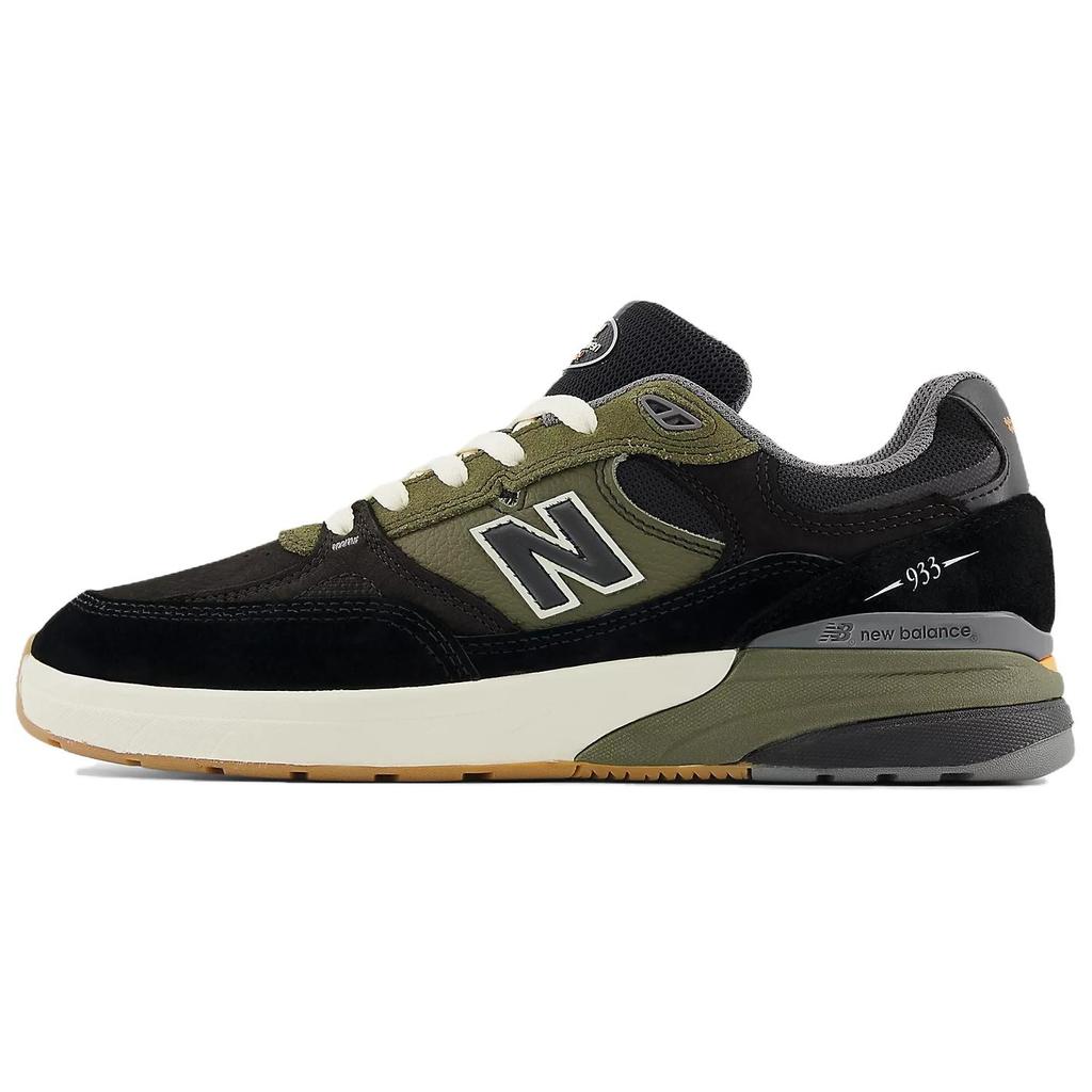 Эндрю Рейнольдс x New Balance Numeric 933 Черный Темно-оливковый Унисекс Кроссовки NM933BST