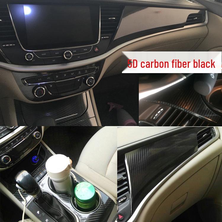 Carbon Fiber Interior Gear Trim Sticker for 2015-2018 Buick Verano