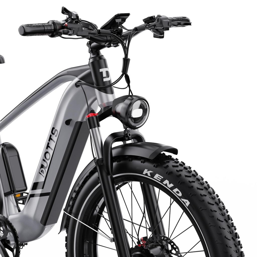 Electric bicycle Duotts F26, Dual 750W motor, 48V 20AH battery, top speed 55 km/h, cruising range 120km, 26x4.0 inch tires