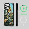 Чехол для телефона One P-Punch Man Saitama Магнитный чехол Для iPhone 16 14 13 12 11 15 Pro Max Plus Для Magsafe Беспроводная зарядка Чехол