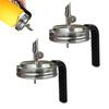 Mason Jar Pour Spout Lid for Ball Regular Mouth Jars Oil Dispenser Lid for Oil Vinegar Syrup Milk Stainless Steel Dust Caps
