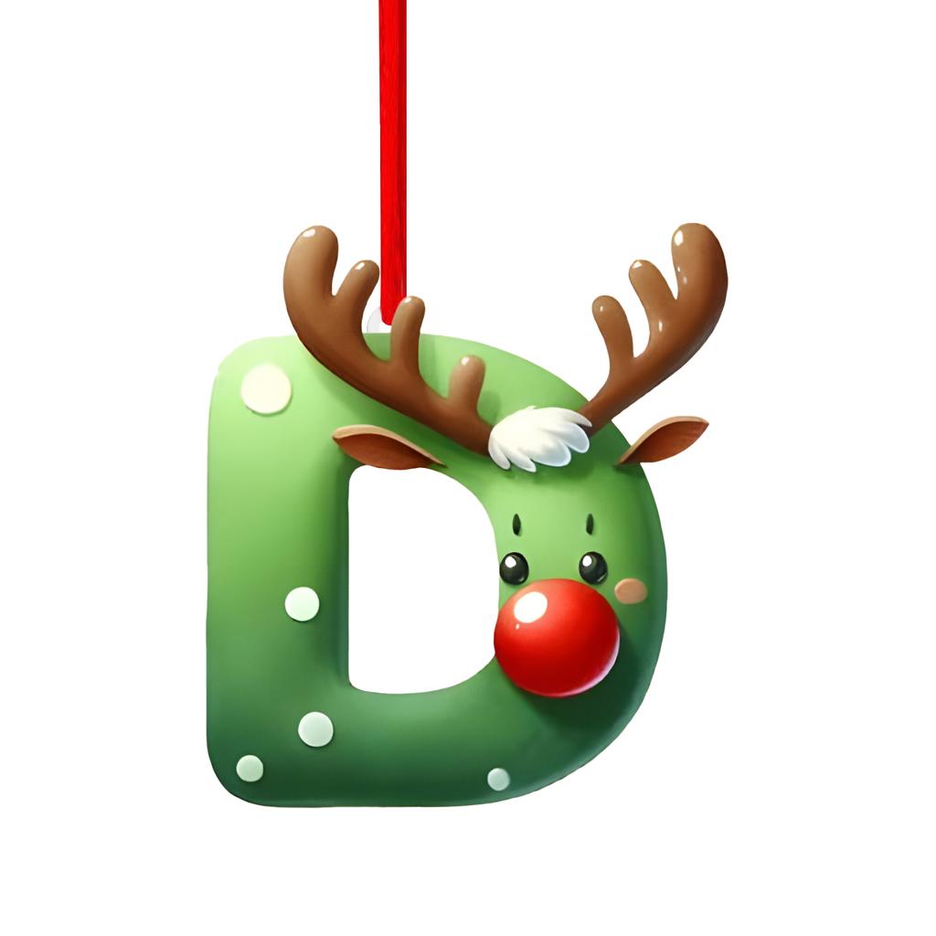 26 Letter,Christmas,Ornaments,Acrylic,1