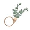 4Pcs Napkin Rings Modern Simple Decorative Handicraft Leaf Flower Napkin Rings for Weddings Christmas New Years Parties